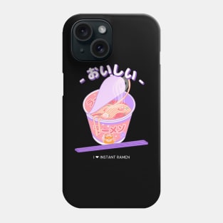 i love instant ramen cool graphic design Phone Case