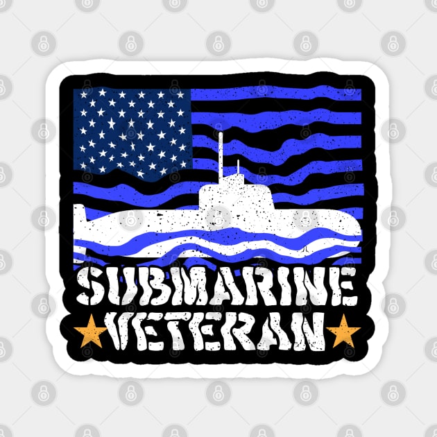 Submarine veteran USA American hero veterans day Magnet by design-lab-berlin