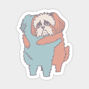 Shih Tzu Hugs Magnet