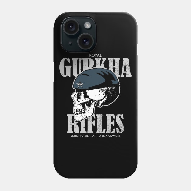 Royal Gurkha Rifles (distressed) Phone Case by TCP