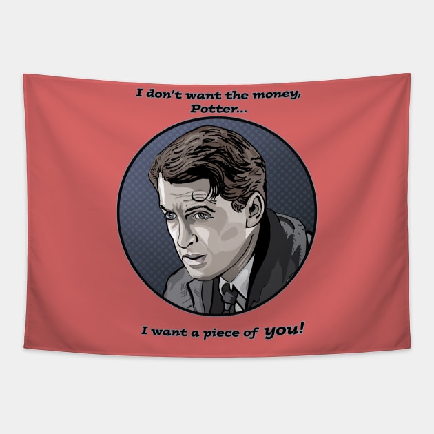 The Revenge of George Bailey Tapestry by FanboyMuseum