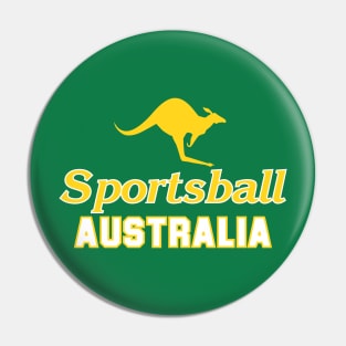 SPORTSBALL AUSTRALIA Caddy Yellow Pin