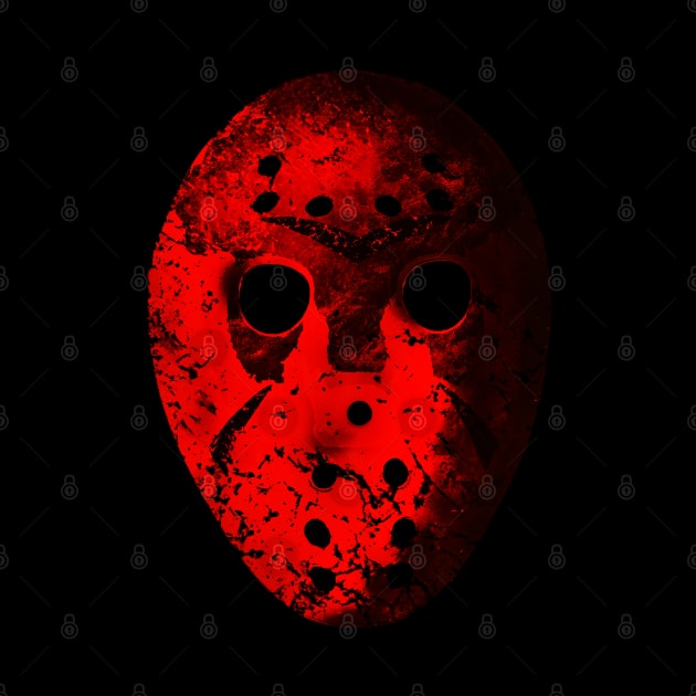 Red Bloody Horror Mask by Scar