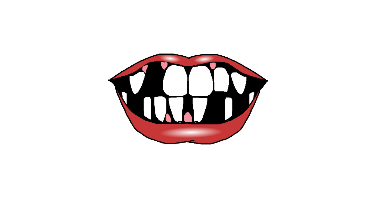 Bad Teeth - Black Teeth - Tank Top | TeePublic AU