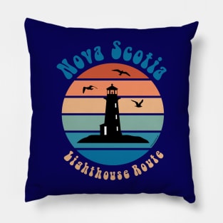Lighthouse Route Pillow