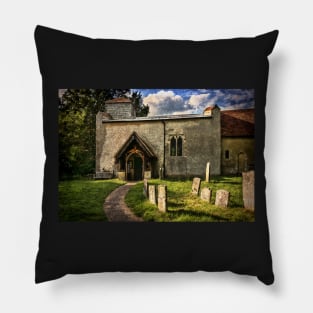 Church Of St Nicholas at Ibstone in Buckinghamshire Pillow