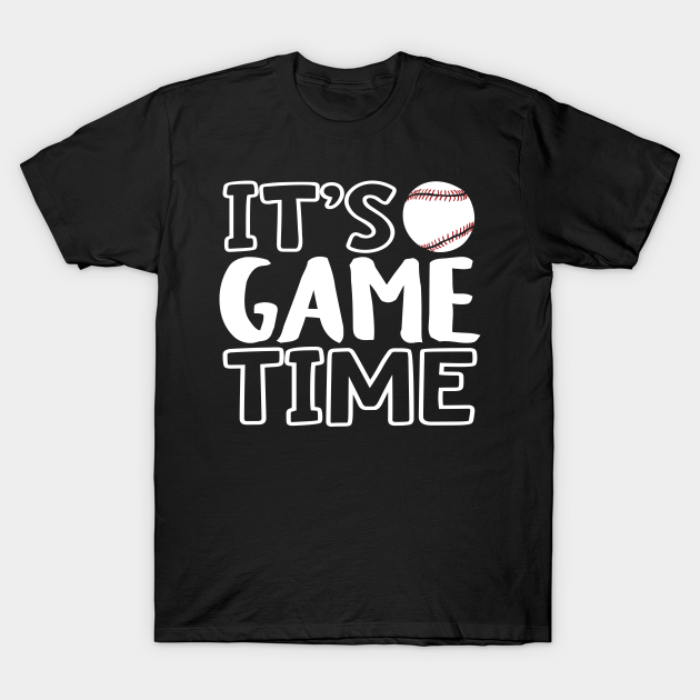 Discover "It's Game Time", Baseball White - Baseball - T-Shirt