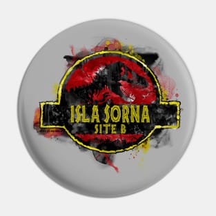 Isla Sorna - Park Site B - World Logo Pin