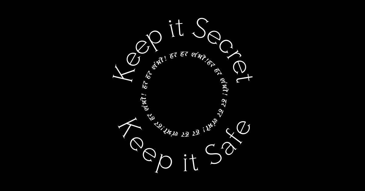 Keep it Secret! Keep it Safe - Lord Of The Rings - Sticker | TeePublic