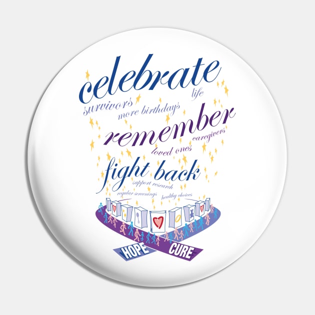 Fight Cancer - Relay for Life Luminaria Pin by frankpepito