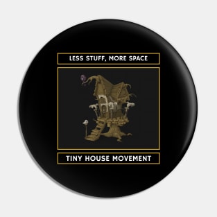 Less stuff, more space Pin