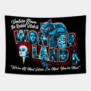 Venture Down the Rabbit Hole Tapestry