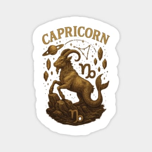 Capricorn Star Sign of the Zodiac Magnet