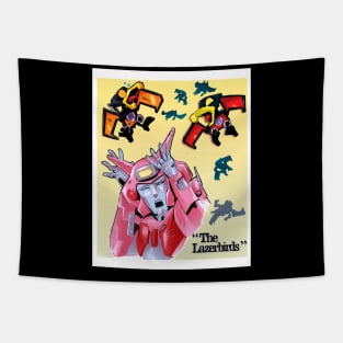 The lazerbirds Tapestry