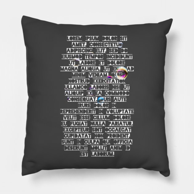 Lorem ipsum Pillow by bobdijkers