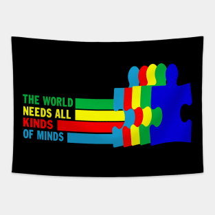 Autism Awareness The World Needs All Kinds Of Minds Tapestry