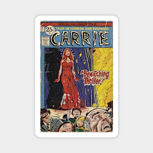 "Carrie" Vintage Comic Book Cover Fan Art Magnet