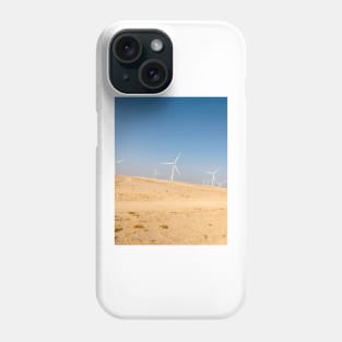 Wind Turbines at Shaleem Oman Phone Case