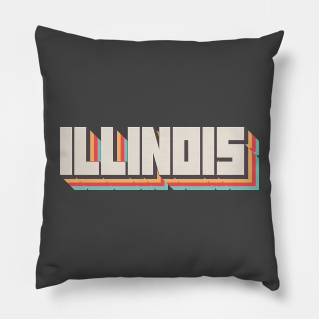 Illinois Pillow by n23tees