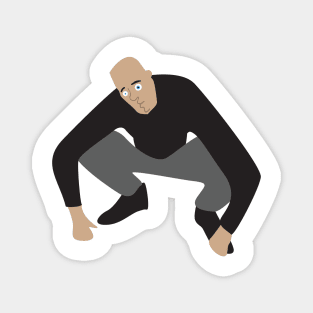 proper slav squat Magnet