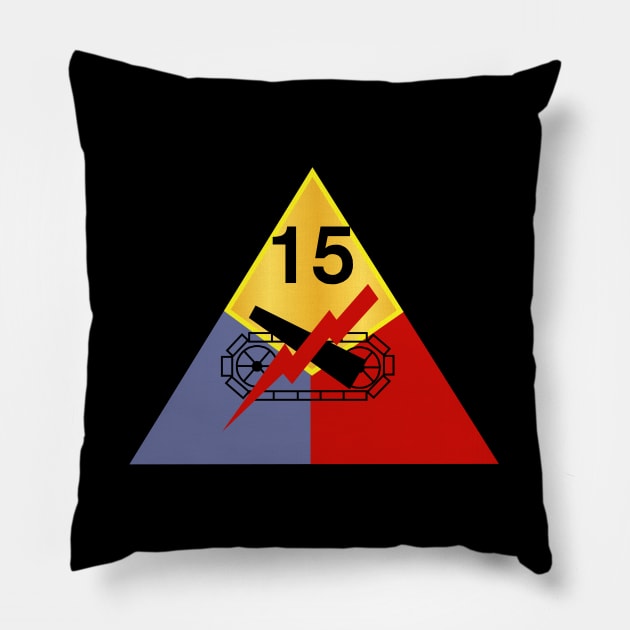 15th Armored Division wo Txt Pillow by twix123844