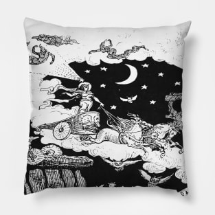 Moon Carriage Pillow