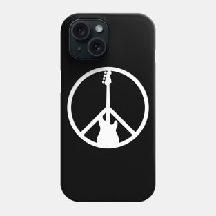 Bass Guitar Peace Sign Phone Case