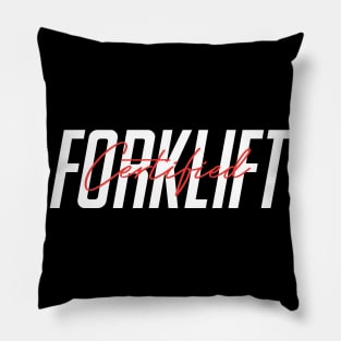 Forklift Certified Meme Pillow