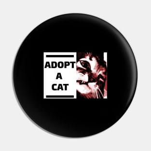 Adopt A Cat Pin