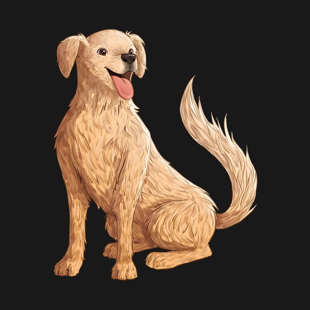 Golden Lab Puppy by PaperRain