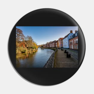 The historic Quayside in the city of Norwich Pin