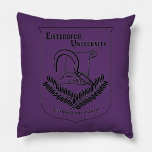 Eisteddfod University Crest Pillow