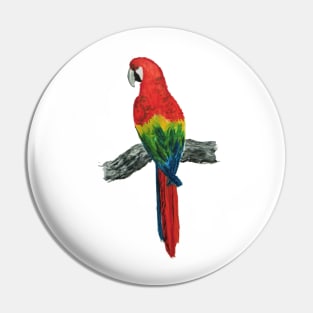 Tropical Parrot! Pin