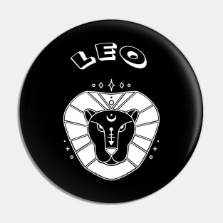 Leo Zodiac Sign Pin