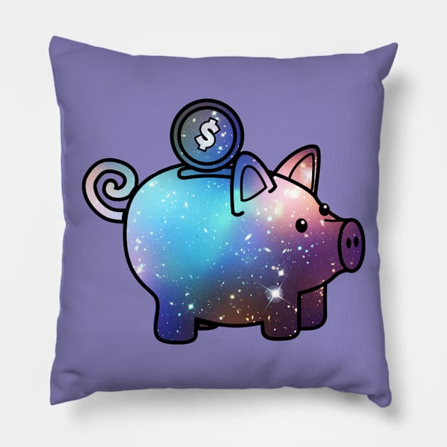 Galaxy Piggy Pillow by Pride Pocket