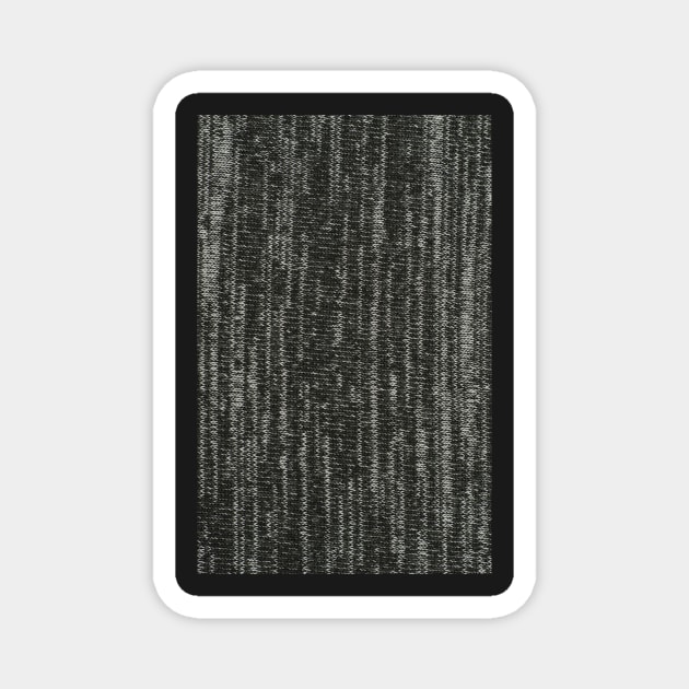 Black Fabric Texture Magnet by Aleksander37