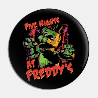 Five Nights At Freddy's Phantom Freddy Pin