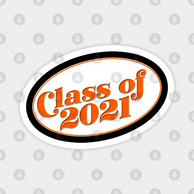 Class of 2021 D Magnet by karutees