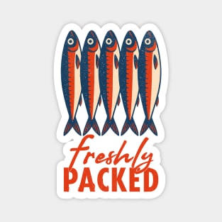 Freshly Packed – Retro Sardine Fish Design Magnet