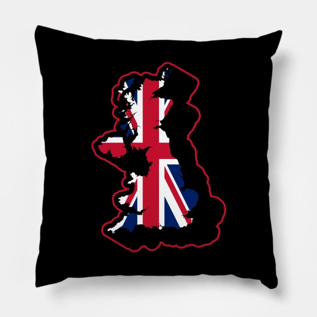 United Kingdom Pillow by AION