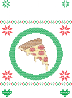 All I Want For Christmas Is Pizza Magnet