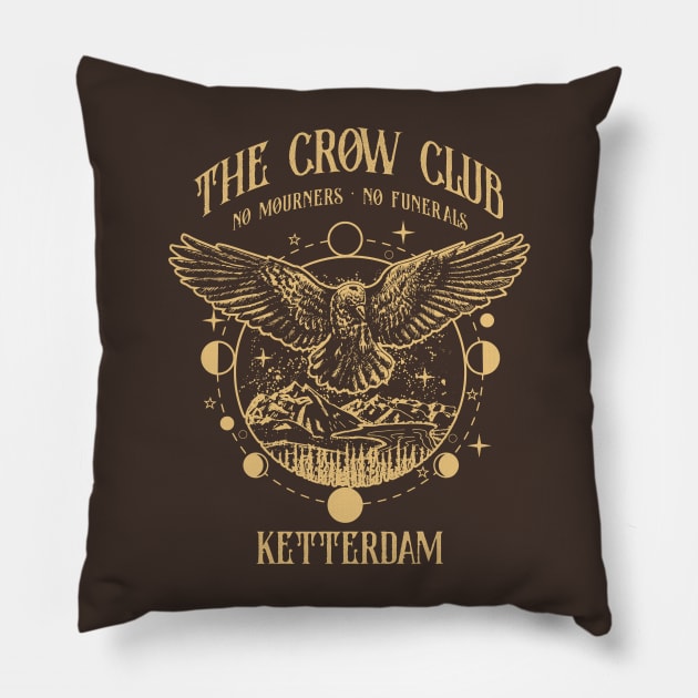 Six of Crows - Ketterdam Crow Club Pillow by OutfittersAve