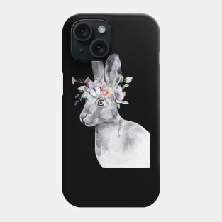 Floral Wild Rabbit Bunny Cottontail Spirit Wildlife Rescue Phone Case