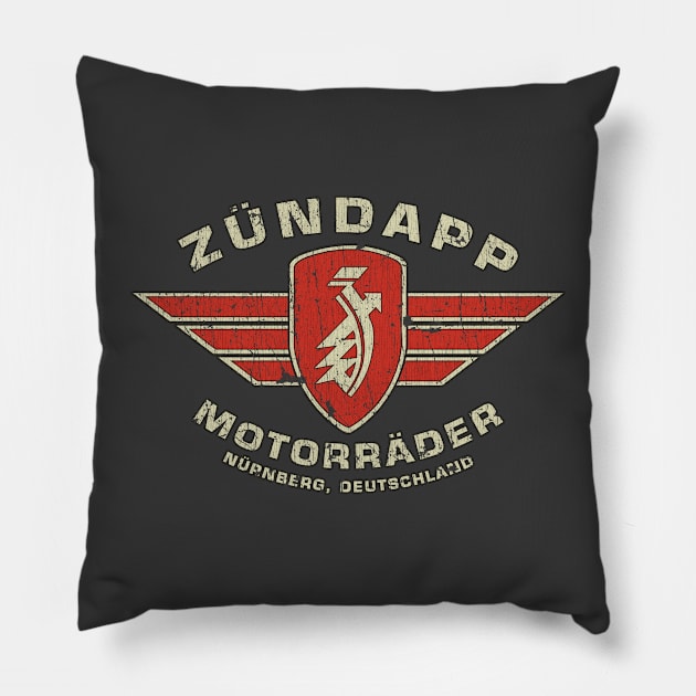 Zündapp Motorcycles 1917 Pillow by JCD666