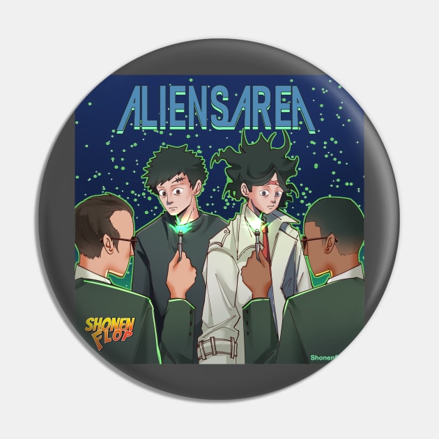 Aliens Area - Shonen Flop Pin by Shonen Flop