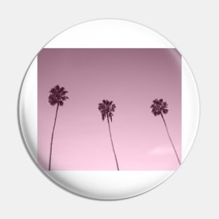 Palm tree sunrise boulevard Pin