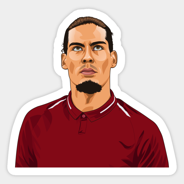 Virgil van Dijk - Virgil Van Dijk Liverpool - Sticker | TeePublic Virgil van Dijk - Virgil Van Dijk Liverpool - Sticker | TeePublic