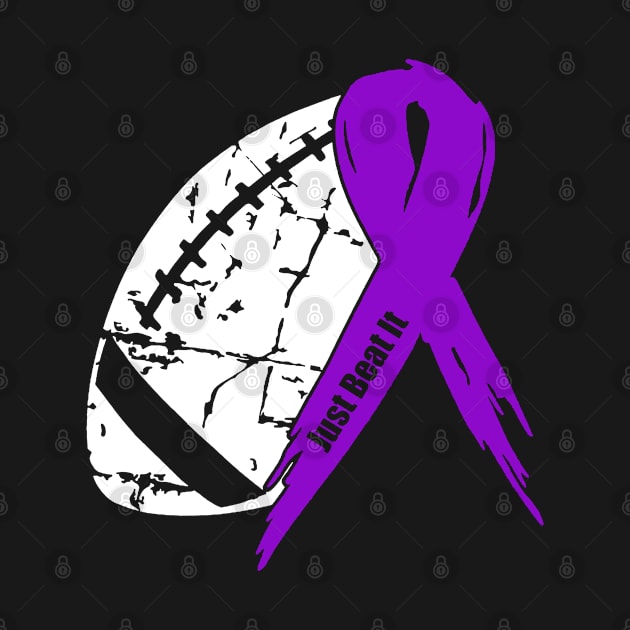 Chronic Pain Awareness Football Ribbon by KHANH HUYEN