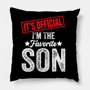 It's official i'm the favorite son, favorite son Pillow