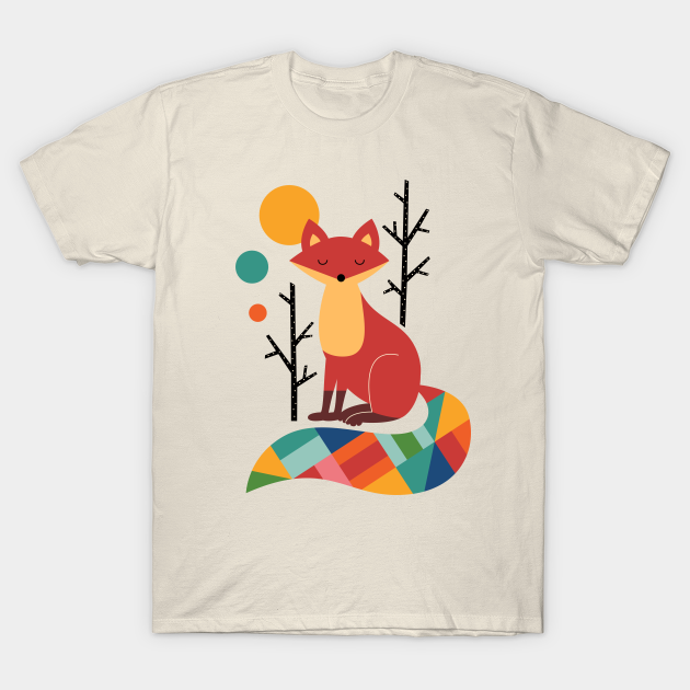 Rainbow Fox - Fox - T-Shirt